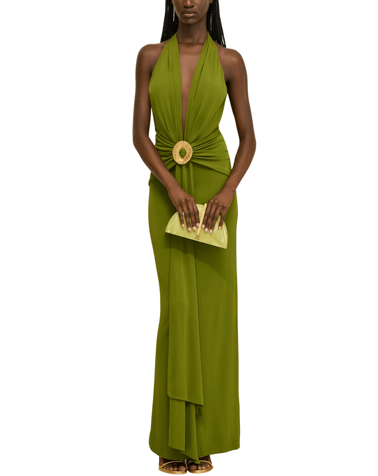 cult gaia green dress Cult Gaia