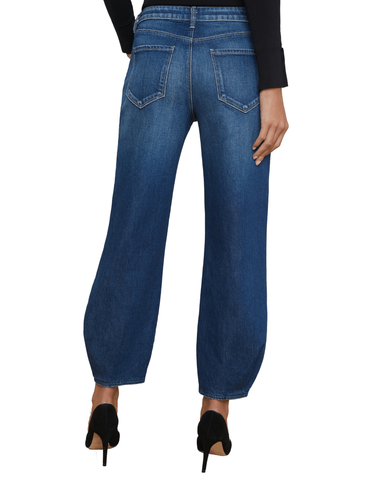 L'agence - S5 Krista Denim Blue H/R Tapered Leg Jeans 2920NNB - SJ001363 - RTW - Trousers