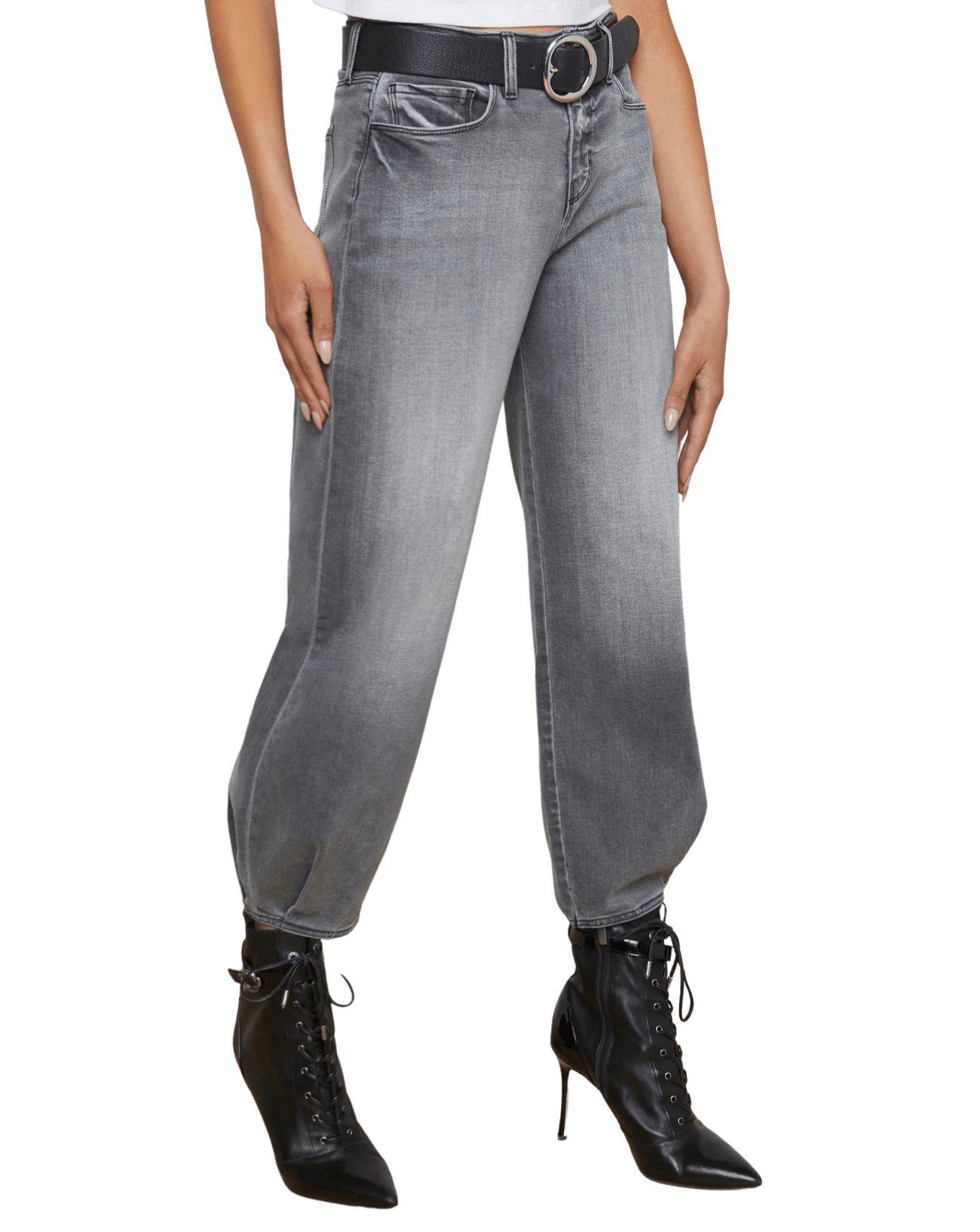 L'agence - S5 Krista Grey H/R Tapered Leg Jeans 2920CSN - SJ001361 - RTW - Trousers